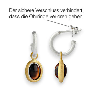 Ohrhänger "Naturklang" mit Tigerauge