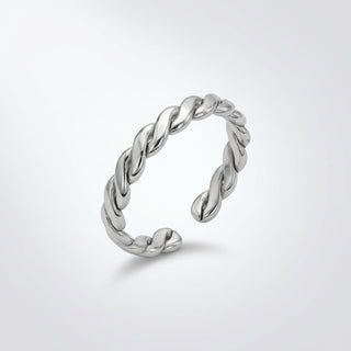 Ring mit Geflechtmuster