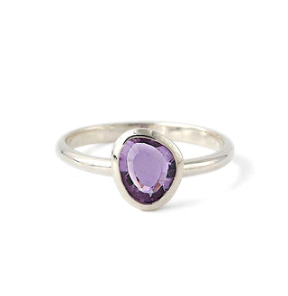 Ring "Feines Funkeln" mit echtem Amethyst