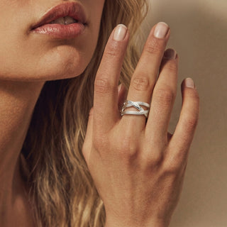 Dreireihiger Ring