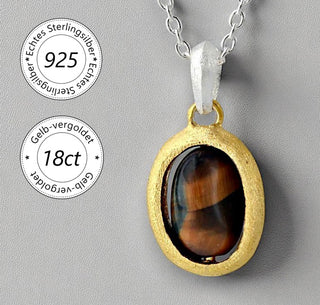 Collier "Naturklang" mit Tigerauge