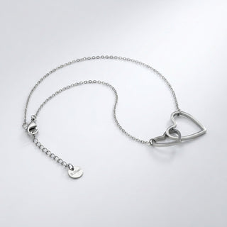 Kette mit zwei Herzen