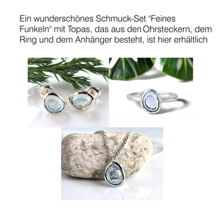 Anhänger "Feines Funkeln" mit echtem Topas