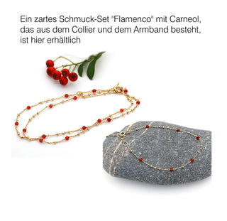 Collier "Flamenco" mit Carneol