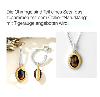 Ohrhänger "Naturklang" mit Tigerauge