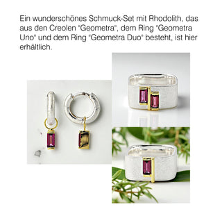 Creolen "Geometra" mit Rhodolith